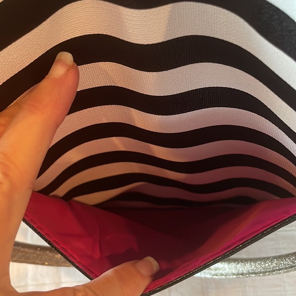 Mary Kay shoulder bag I love my Mary Kay purse Tote pocketbook striped - Picture 10 of 10